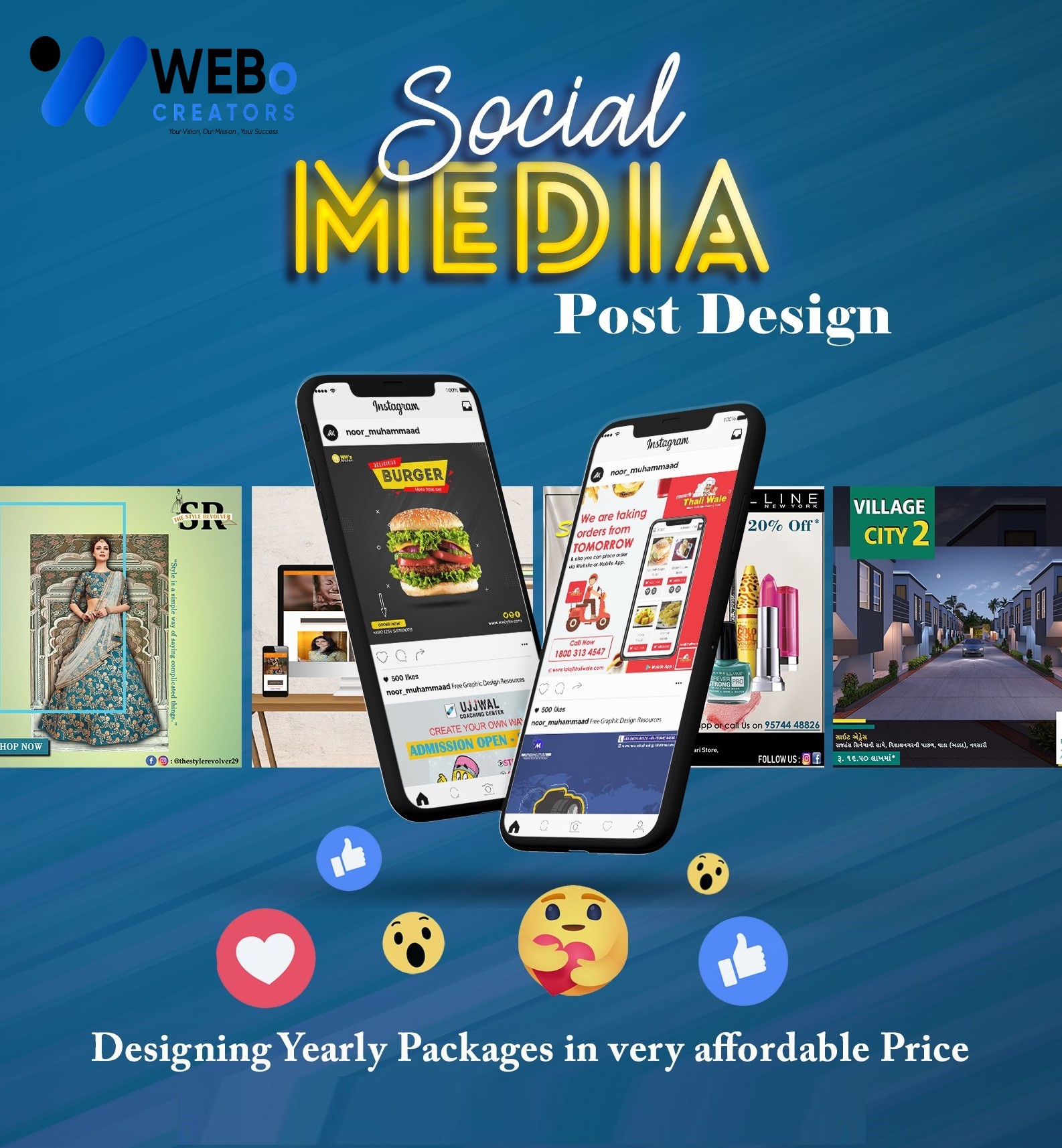 Social Media Post Design Services in Arizona for Businesses and Brands